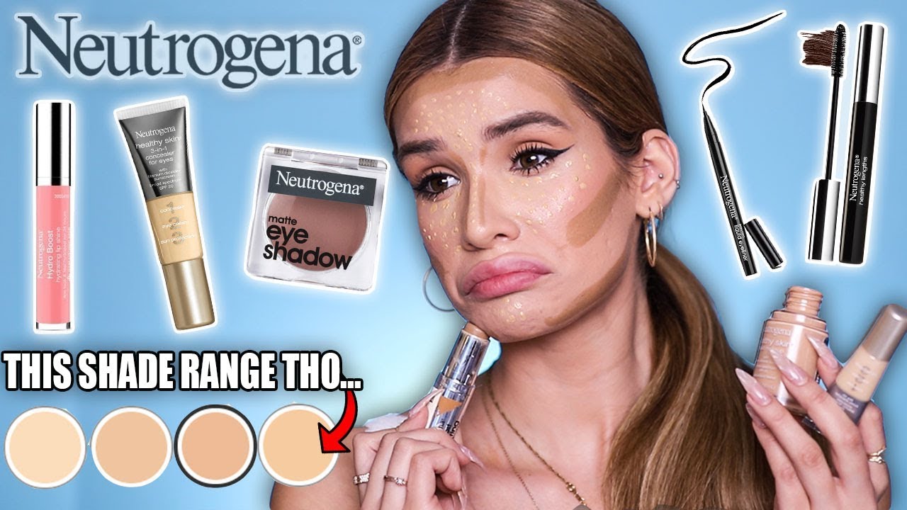 FULL FACE testing NEUTROGENA Makeup! | is it ANY Good?!