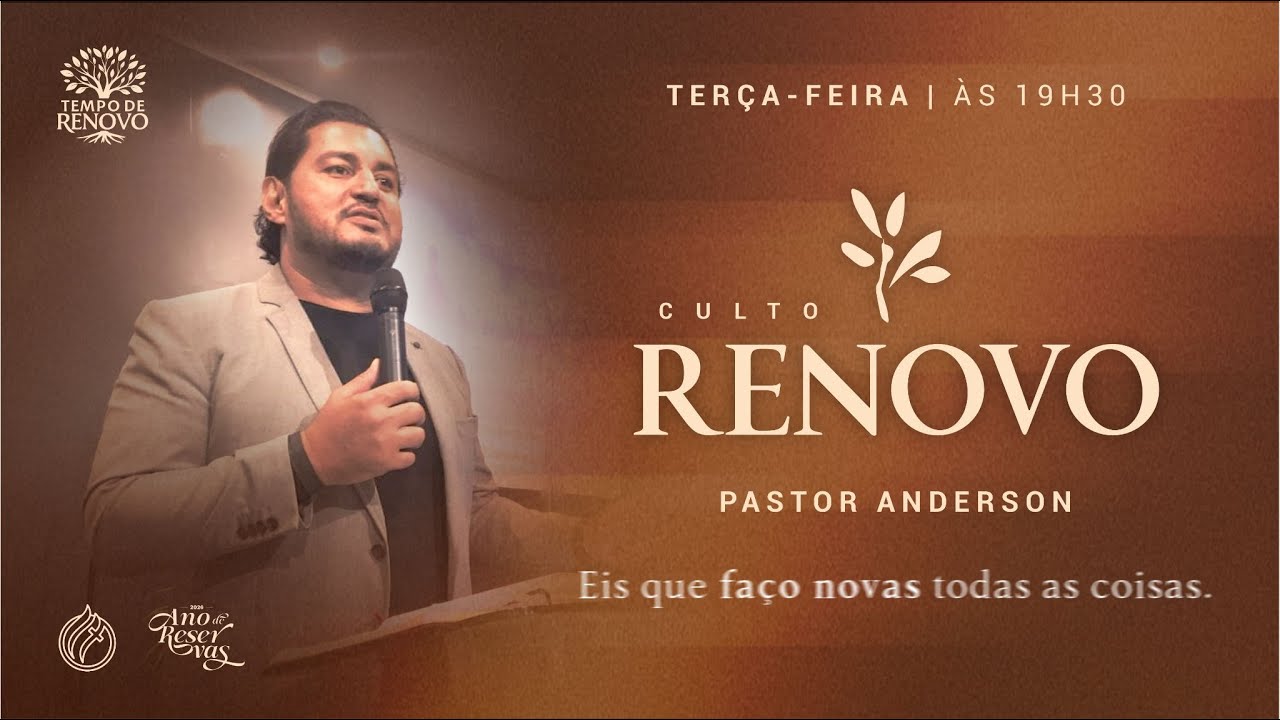 Culto Renovo | Pr. Anderson Costa - 20/01/2026
