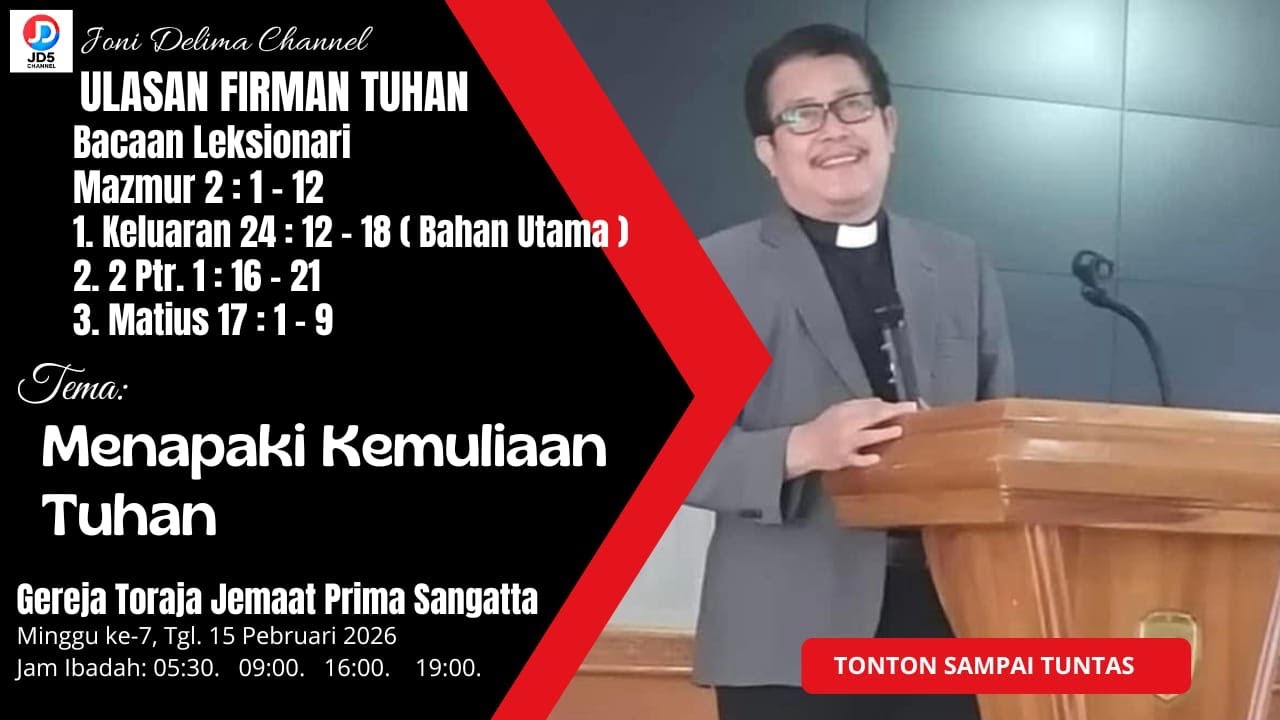 Menapaki Kemuliaan Allah (Keluaran 24:12-18)