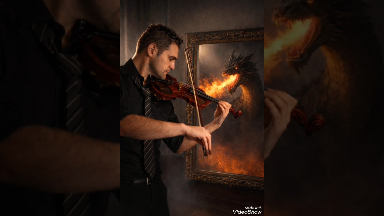 Dragon on fire 