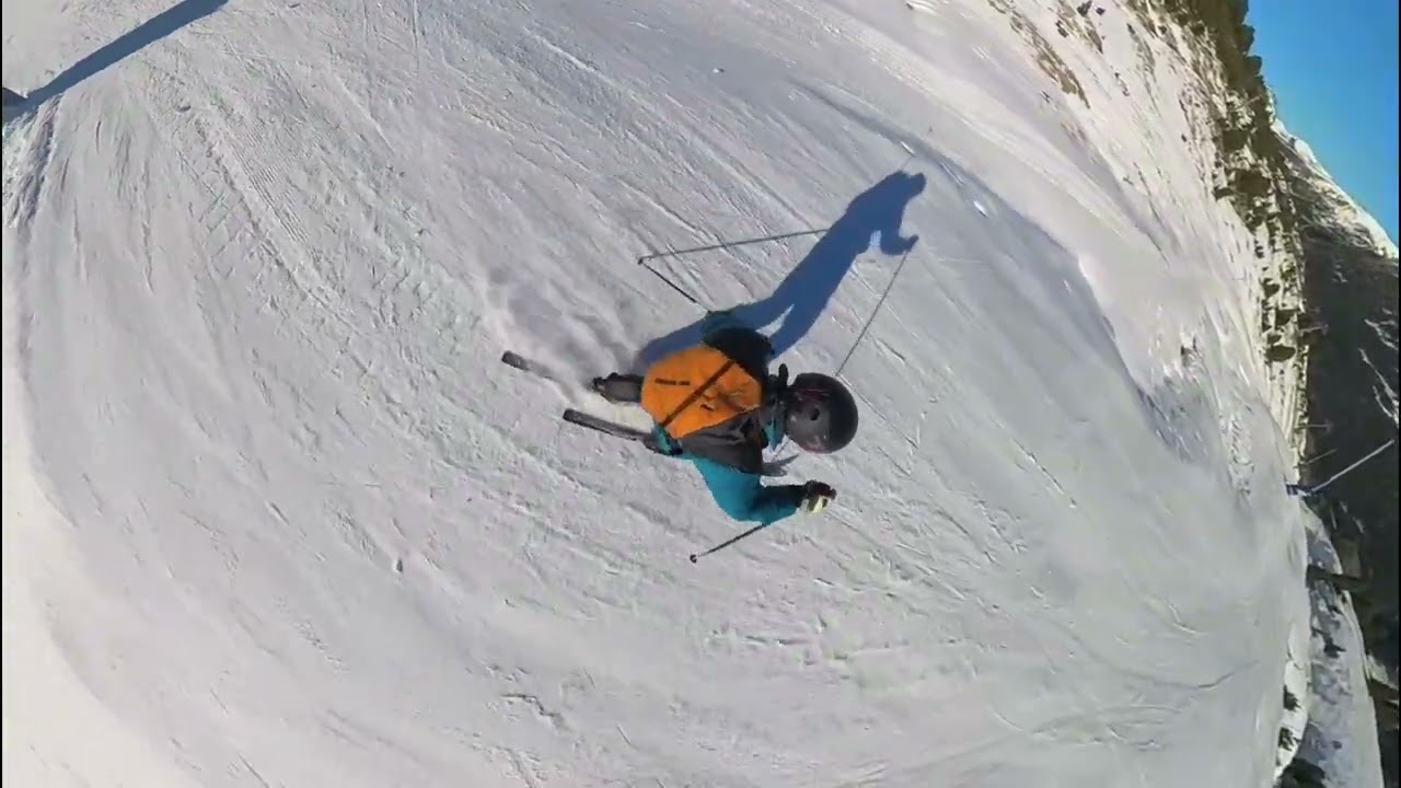 Telemark ski  (old way)