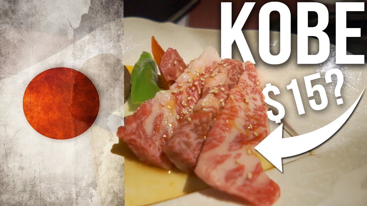 KOBE BEEF FOR CHEAP!?! - Trying Cheap Kobe Beef in Japan!