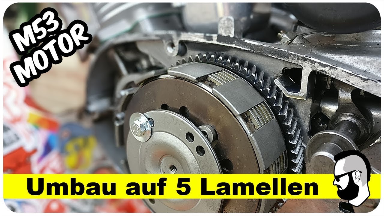 Simson M53 Motor: Kupplung umbauen auf Tellerfeder
