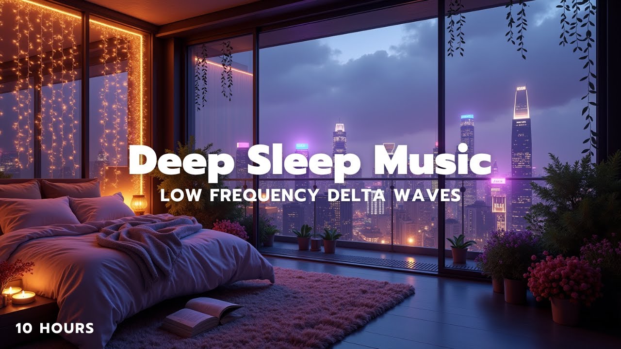 10 Hours of Deepest Sleep, Super Low Frequency Delta Waves, Sleep Music, Relieve Stress