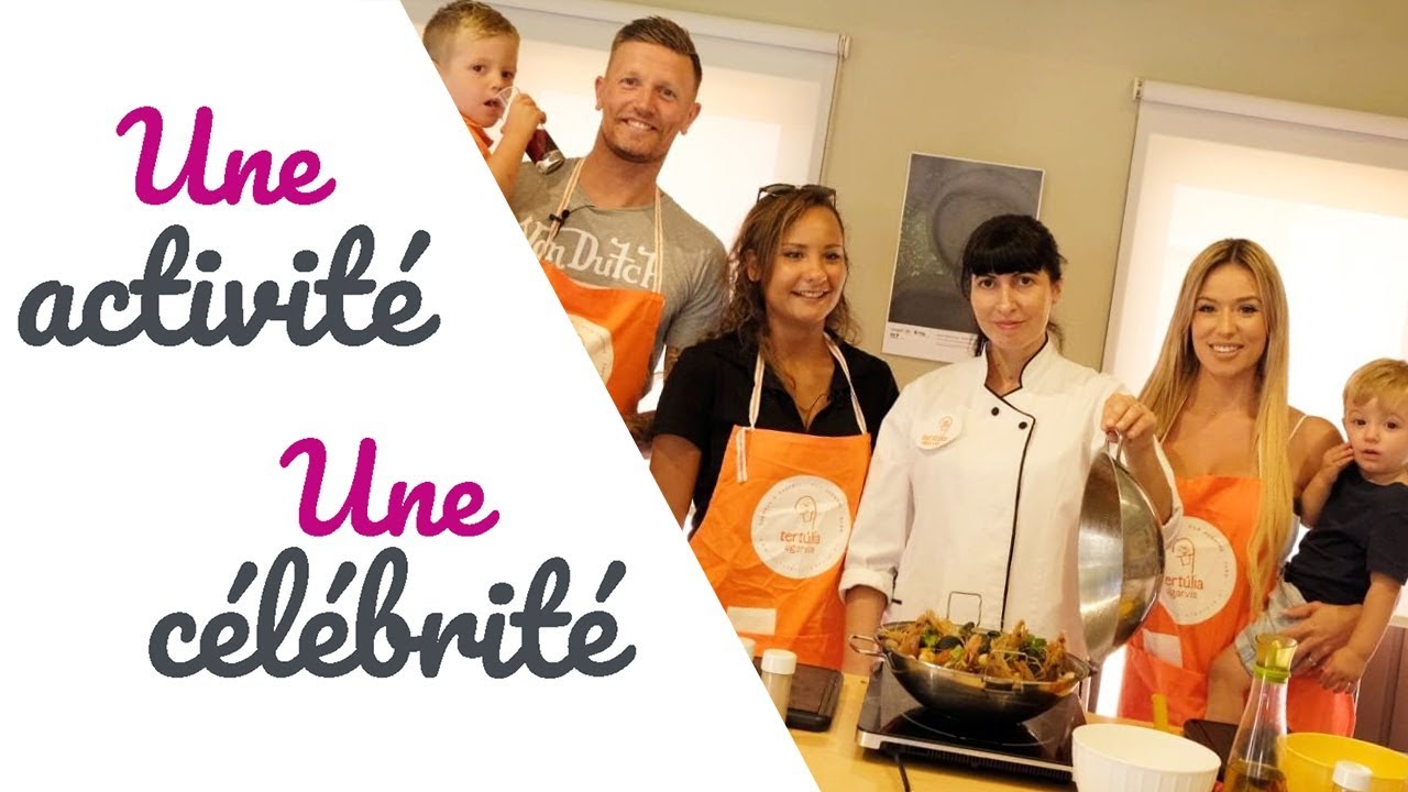 Benjamin Machet et sa compagne Sarah en famille derrière les fourneaux