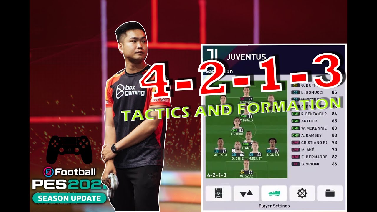 CHƠI PES THEO PHONG CÁCH TABI | 4-2-1-3 TACTICS & FORMATION | PES 2021