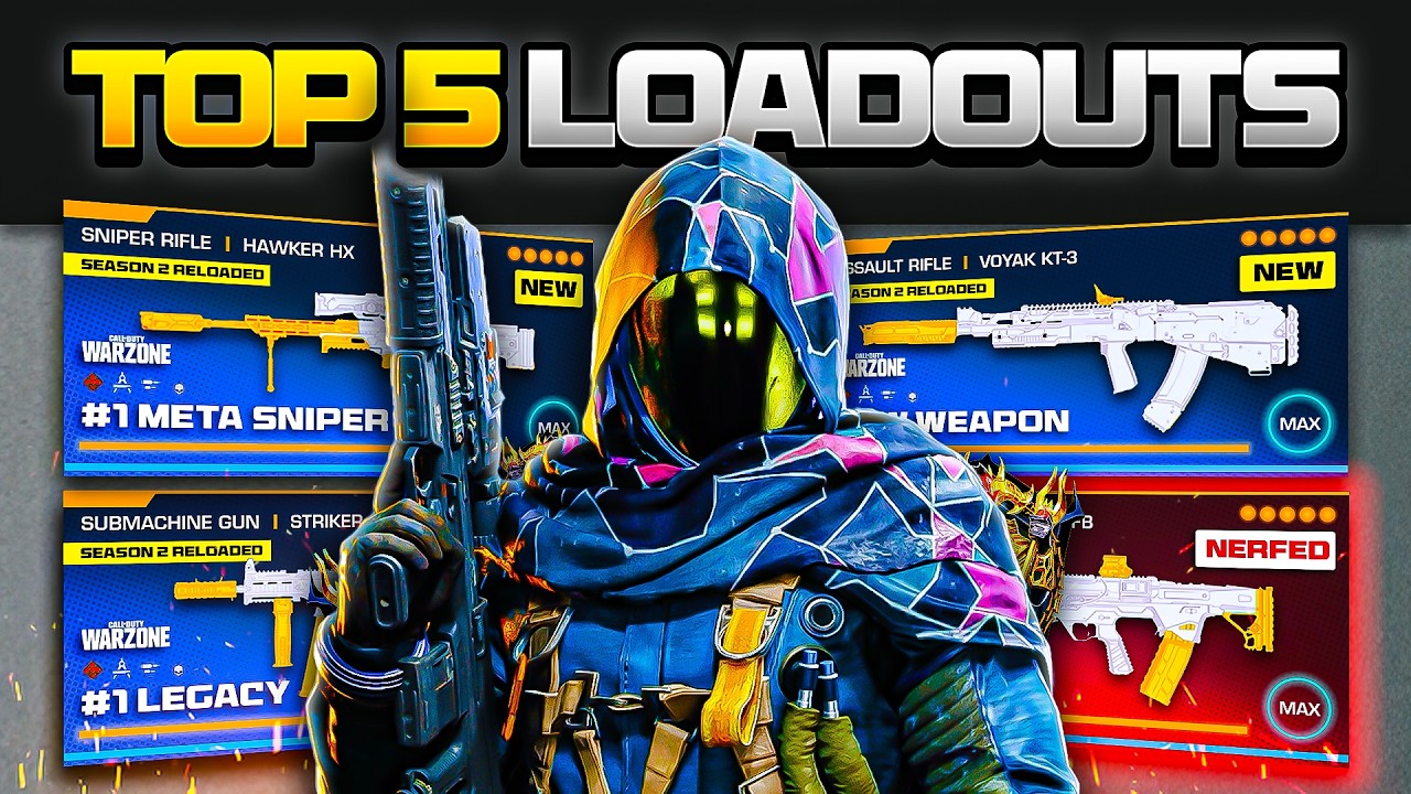 the TOP 5 *BROKEN* META Loadouts in Warzone (Warzone BEST Loadouts)