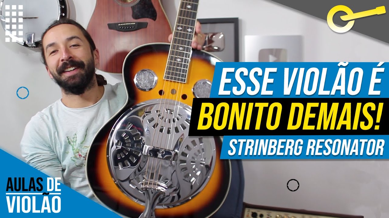 Esse VIOLÃO é BONITO DEMAIS! (Strinberg SDB 30 Resonator) l Aula #306