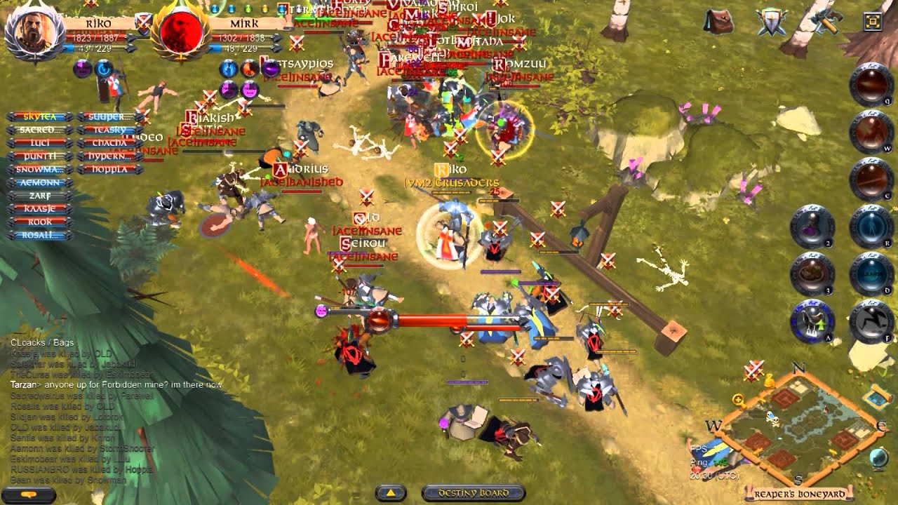 Albion Online PVP: VM2 vs ACE alliance fight 02.02.2015