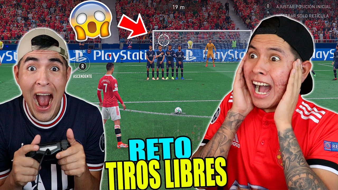 EPIC RETO DE TIROS LIBRES EN FIFA22 😱 *CRISTIANO HACE EPIC GOL*