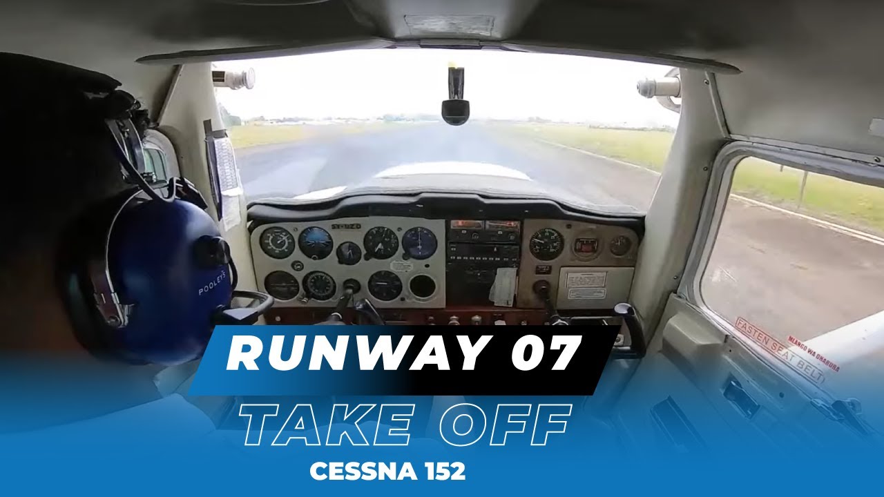 Cessna 152 Cleared for Takeoff RWY 07 Wilson Airport.