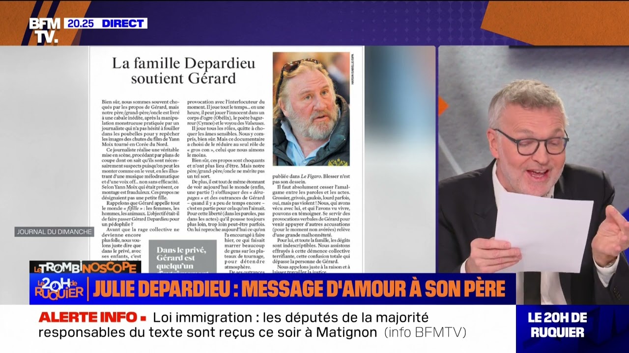 Julie Depardieu, Claude Villers, ... sont dans le trombinoscope du lundi 18 décembre