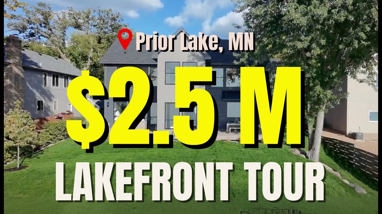 This $2.25M Lake House Will Blow You Away! | Prior Lake Minnesota