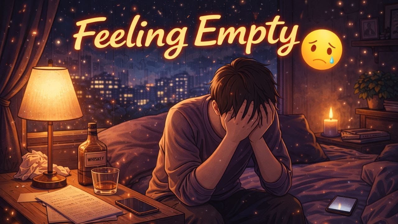 Feeling Empty 🌙 | Sad Midnight LoFi for Quiet Nights