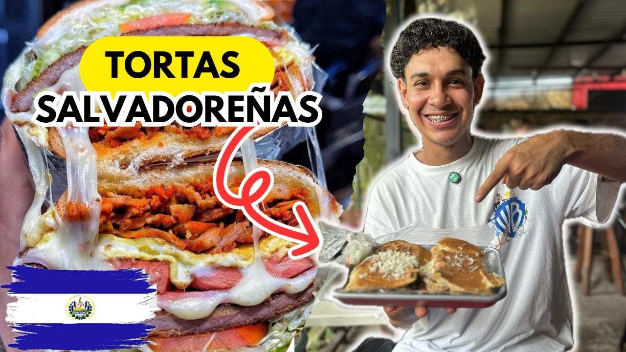 PROBANDO LAS TORTAS SALVADOREÑAS DE ANTIGUO CUSCATLÁN 🤤🇸🇻 tortas de ñoño👌🏼