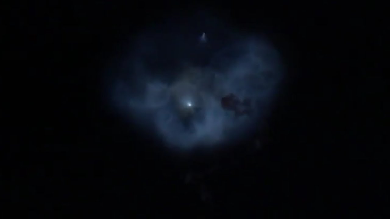 SpaceX Falcon 9 Rocket Booster Separation Creates Spectacular Show