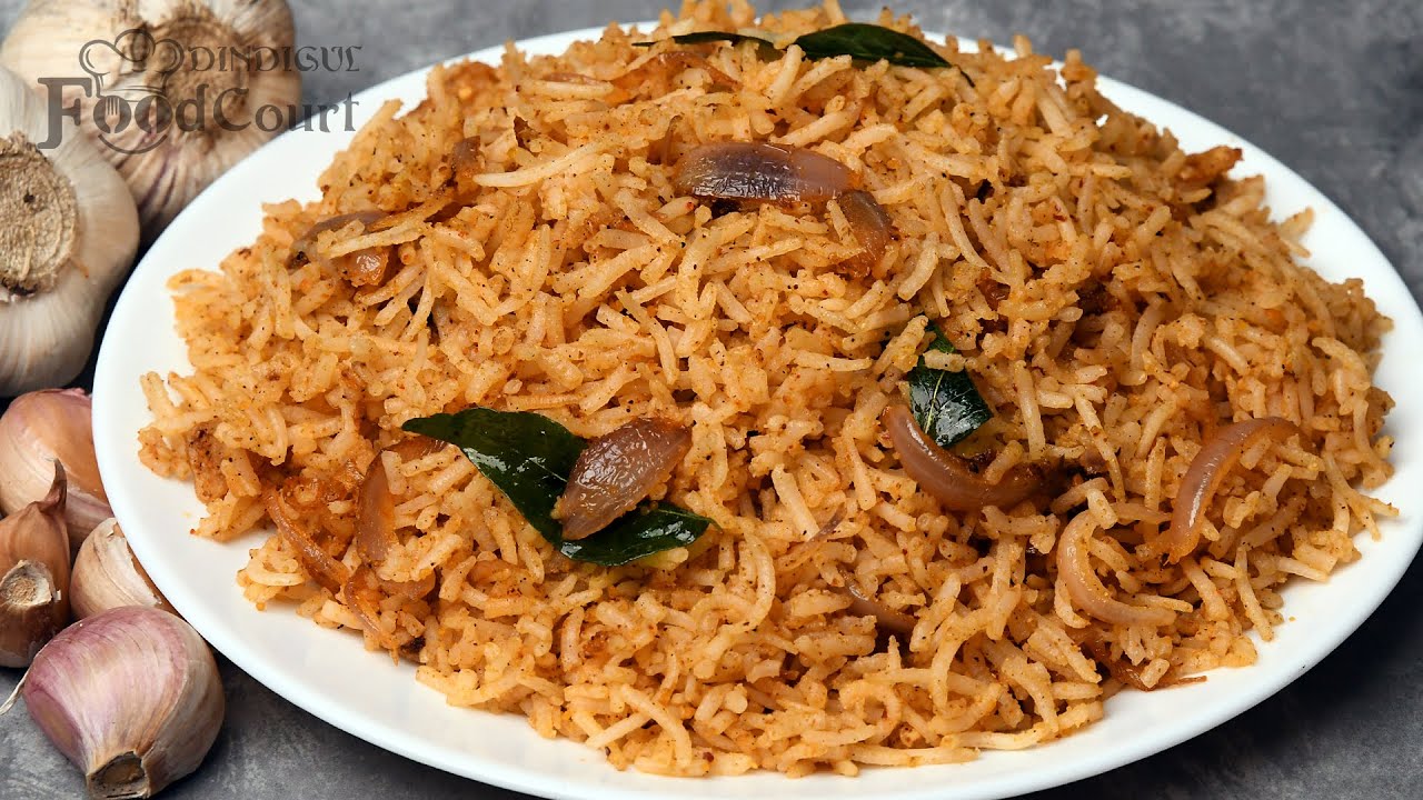 Easy Lunchbox Recipe/ Garlic Rice/ Poondu Sadham