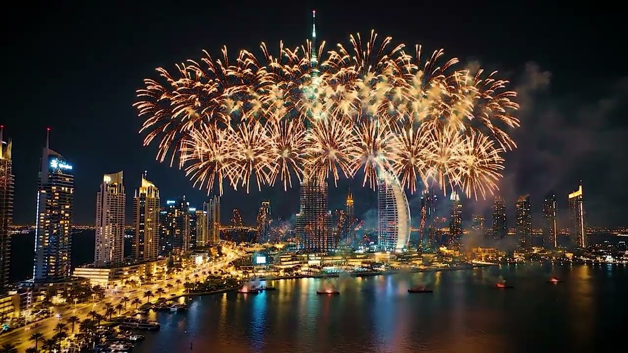 Happy New Year 2026 🎆 | Fireworks Around the World – Global Countdown Celebration 8K