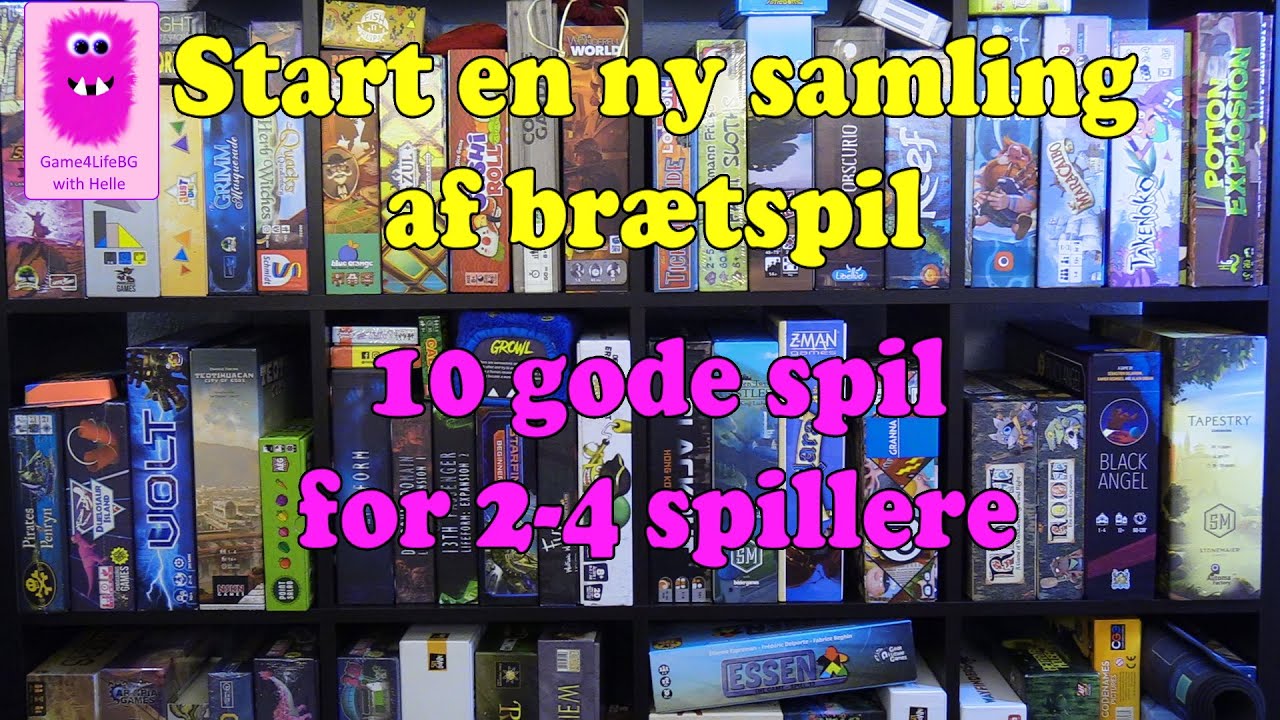 Start en ny samling af br&aelig;tspil, 10 gode spil for 2-4 spillere