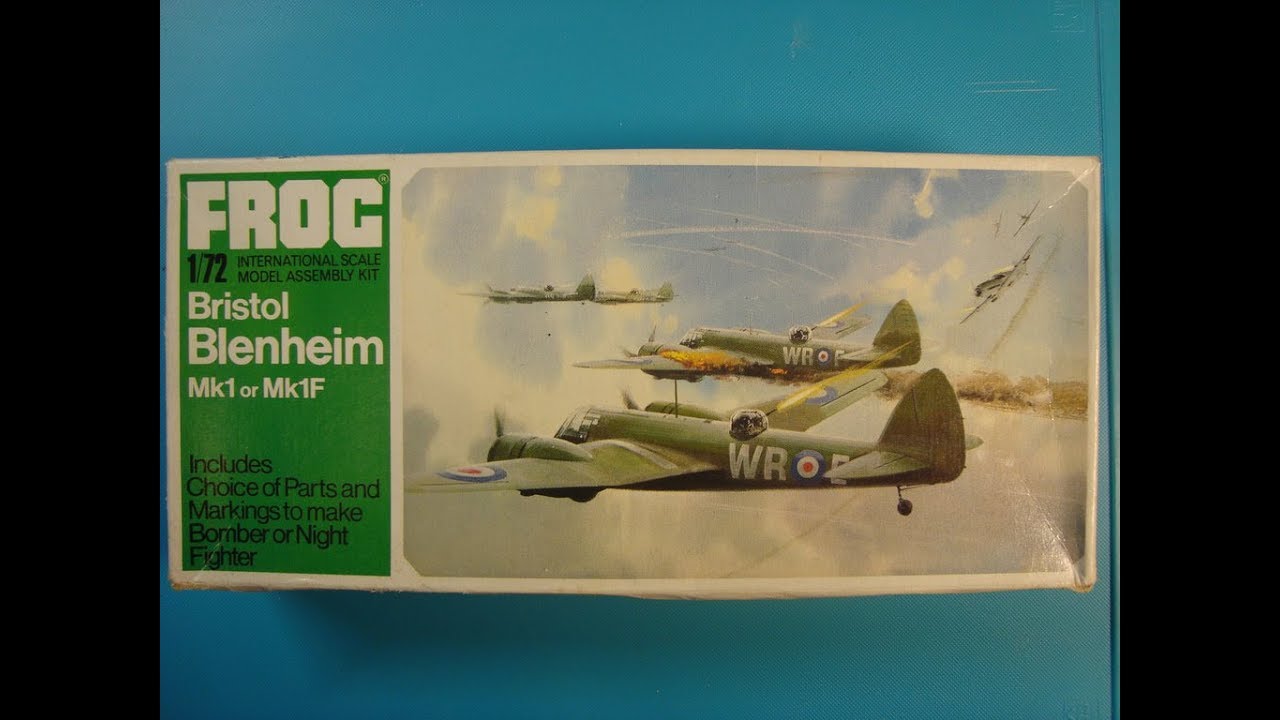 Frog 1 72nd Scale Bristol Blenheim Mk 1F Build Video