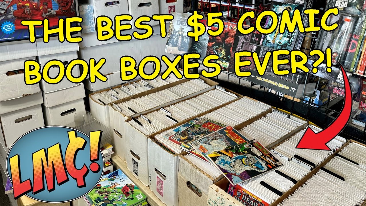I Went on a Comic Book Crawl and Found the BEST Boxes of $5 Comics Ever!