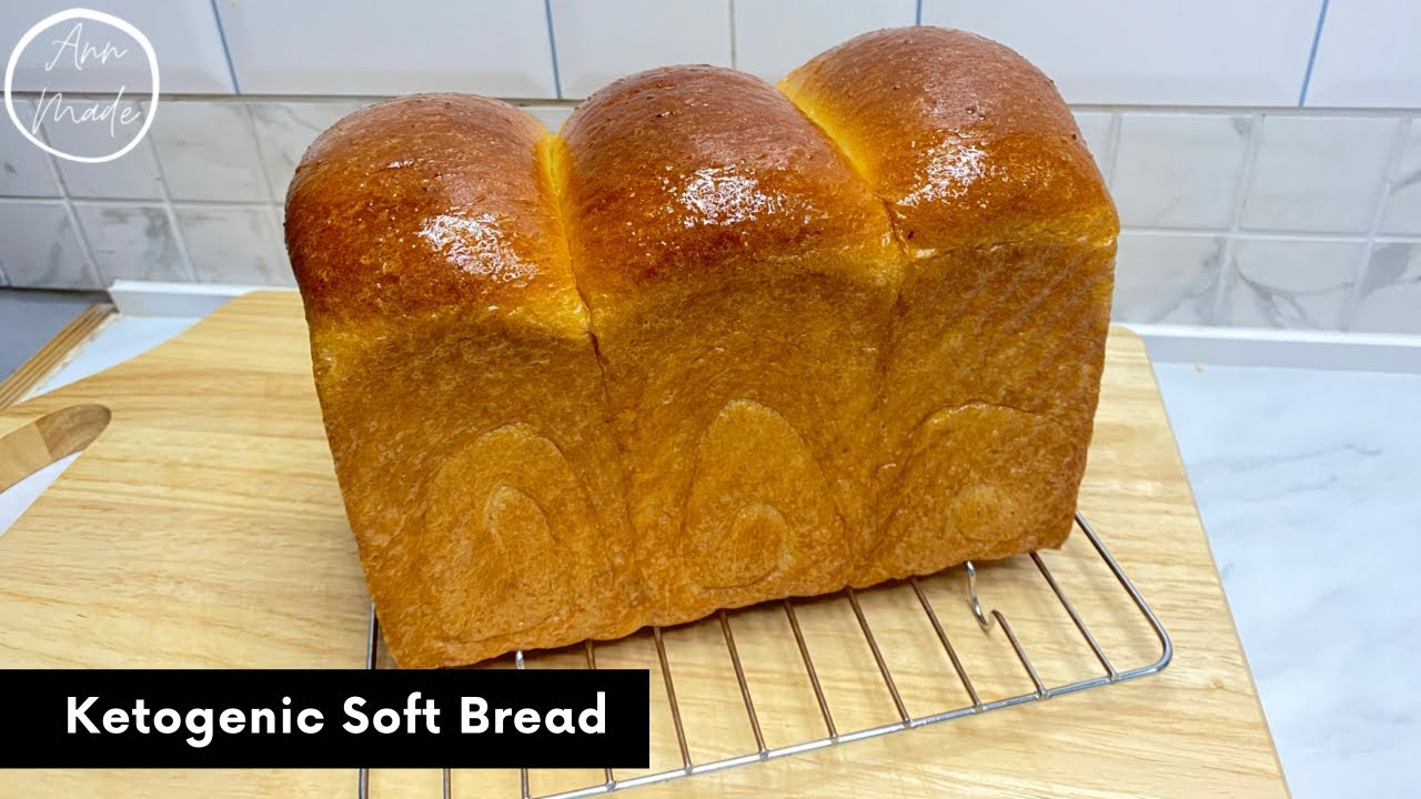 ขนมปังคีโตสูตรนุ่ม Ketogenic Soft Bread | AnnMade