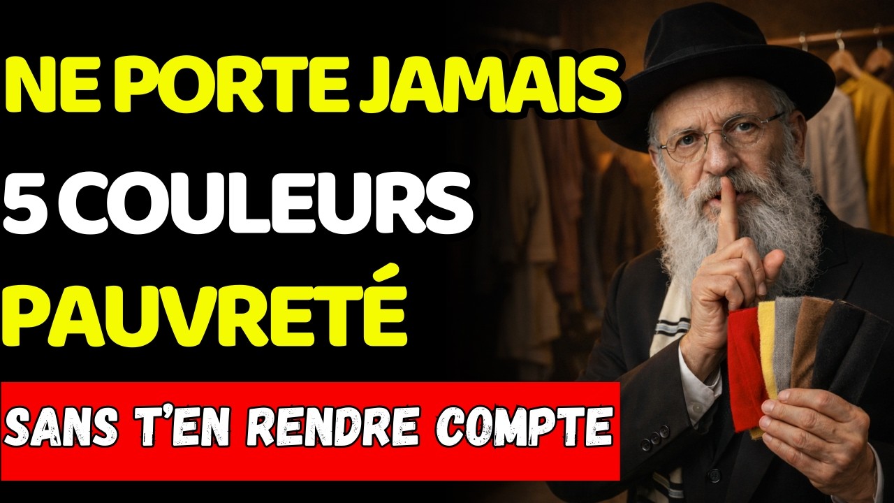 Si Tu Veux la Richesse : NE PORTE JAMAIS Ces 5 Couleurs (Elles Attirent la Pauvreté Sans T’en...