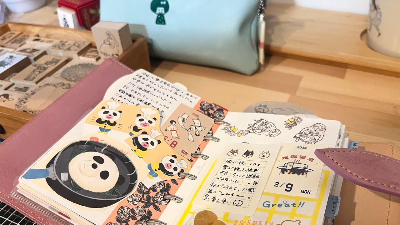 夜の手帳タイム！今日も寒い！