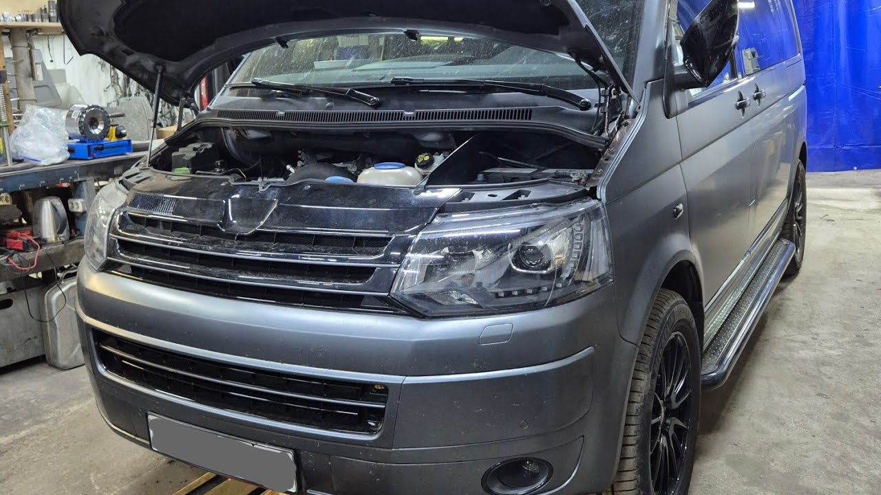 Бензиновый Фольксваген Т5 приехал на свап Toyota V6