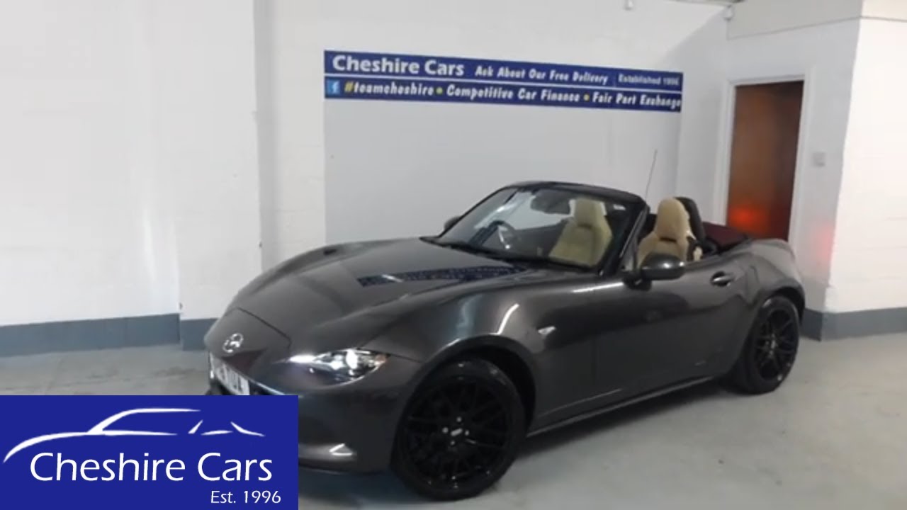 Used Mazda MX 5 Z Sport Machine Grey for sale in Cheshire numbered 245 of 300 made