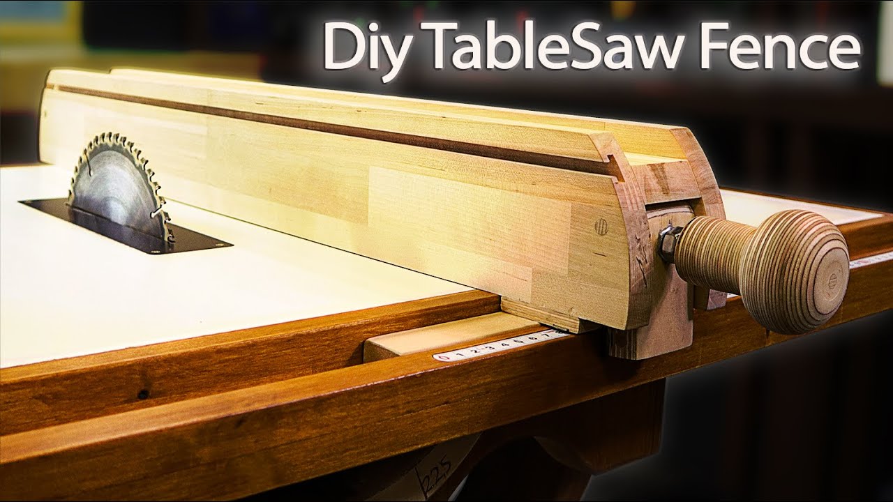 How to Make Table Saw Fence for homemade Table Saw// Two sided Locking points//Diy Table Saw Fence