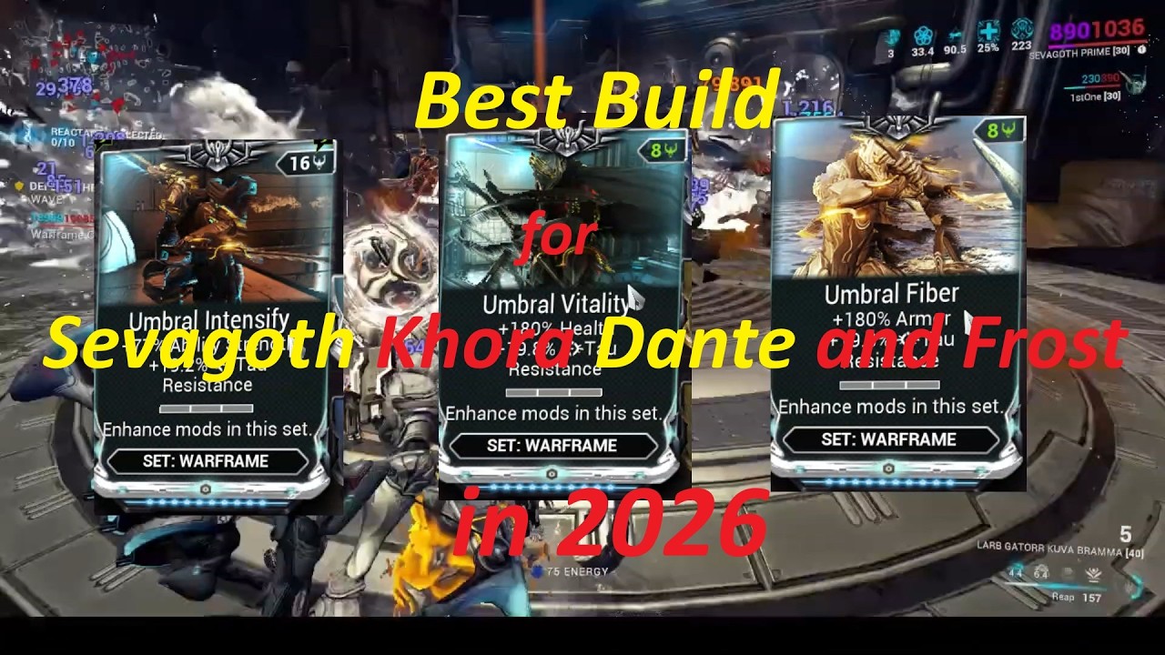 Best Sevagoth, Khora, Dante & Frost Builds in 2026