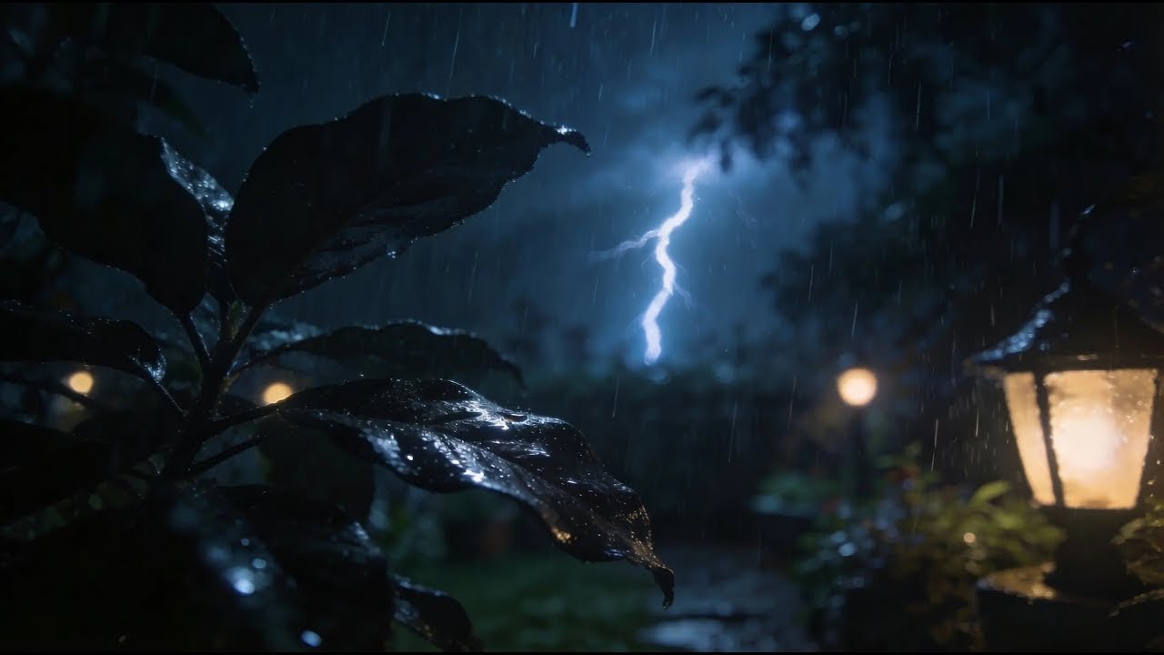 Gentle Night Rain Sounds 🌧️ Calm Rain for Deep Sleep & Relaxation