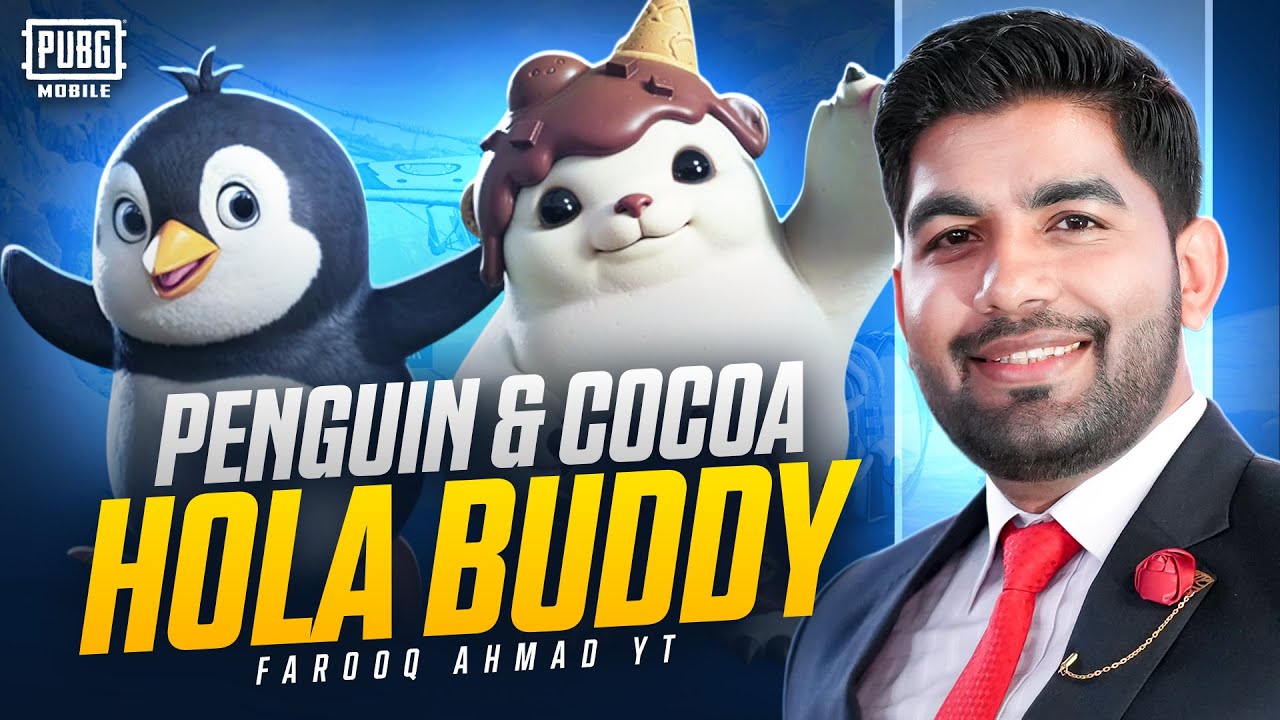 Счастливый спин Penguin & Cocoa Hola Buddy | 🔥 PUBG MOBILE 🔥