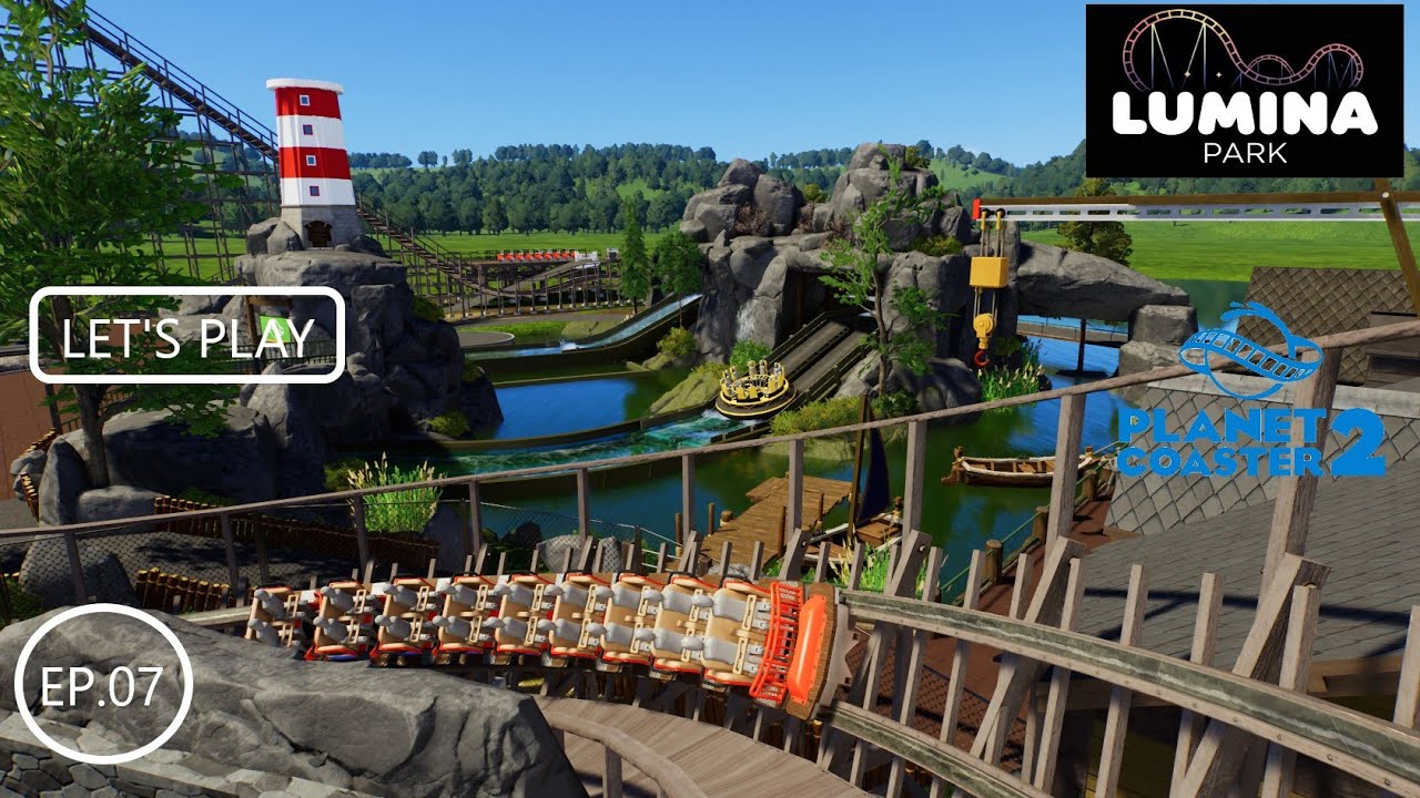 🏗️ Nouveaux décors au Bord de Mer 🙃 Let’s Play FR - Planet Coaster 2 🥳 LUMINA PARK ✨ EP.07