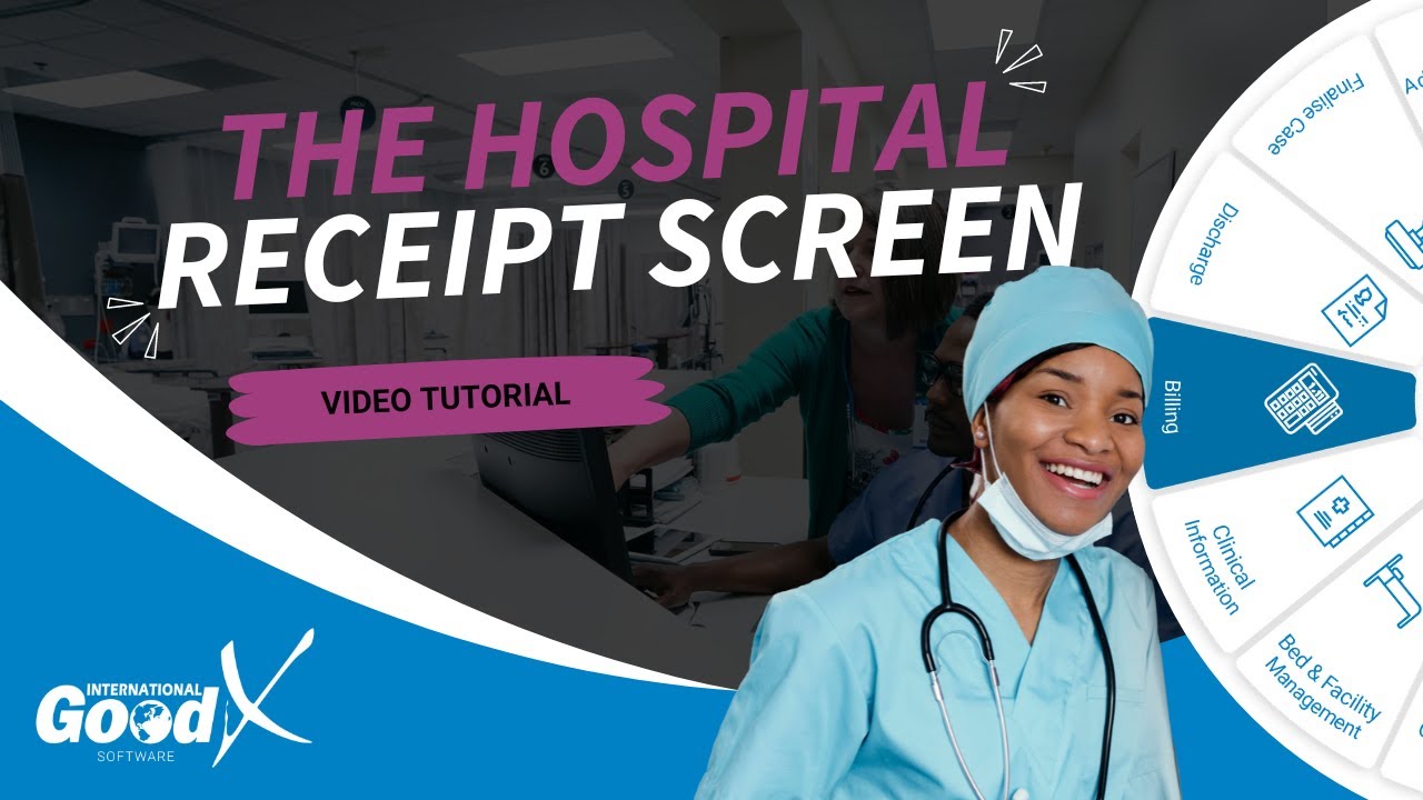 GoodX Web App - The Hospital Receipt Screen