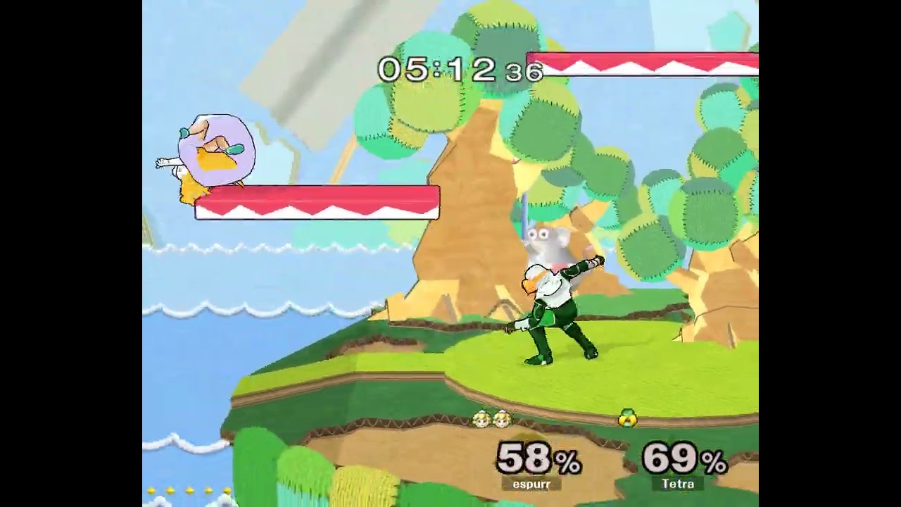 Panic! At the Top Plat #4 - Melee Singles LR1 – espurr ⟮Peach⟯ vs Tetra ⟮Sheik⟯