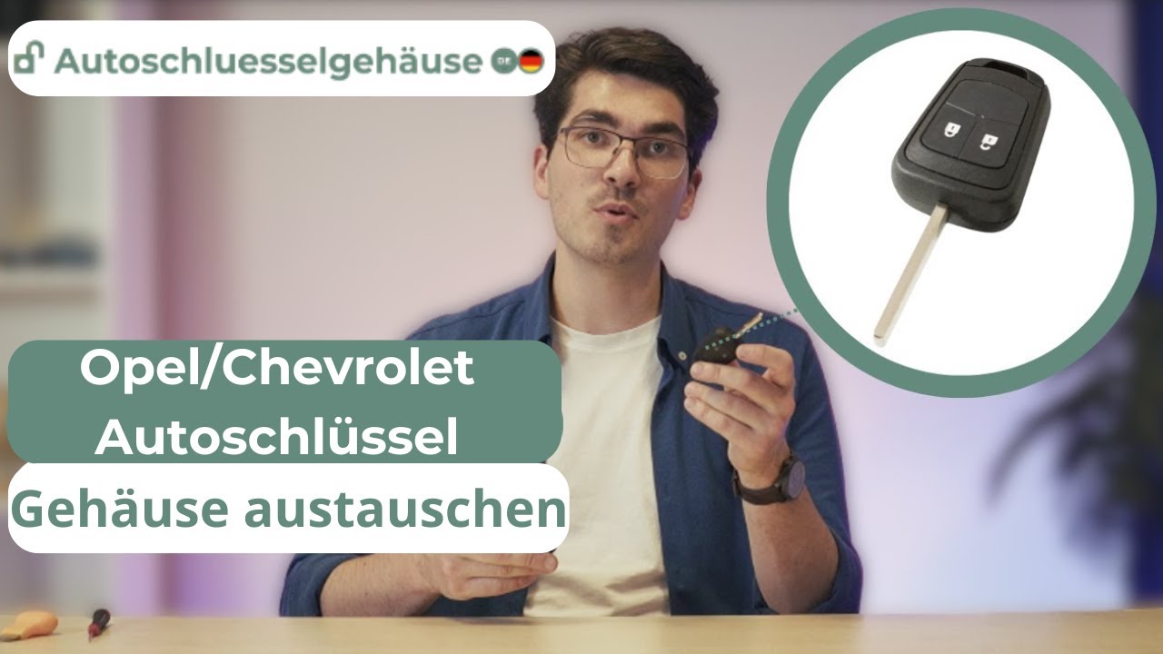 Opel / Chevrolet Autoschlüssel-Gehäuse in wenigen Minuten austauschen
