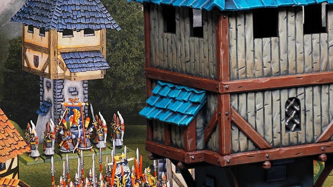 How to Paint Oldhammer Buildings! - My perfect gaming board