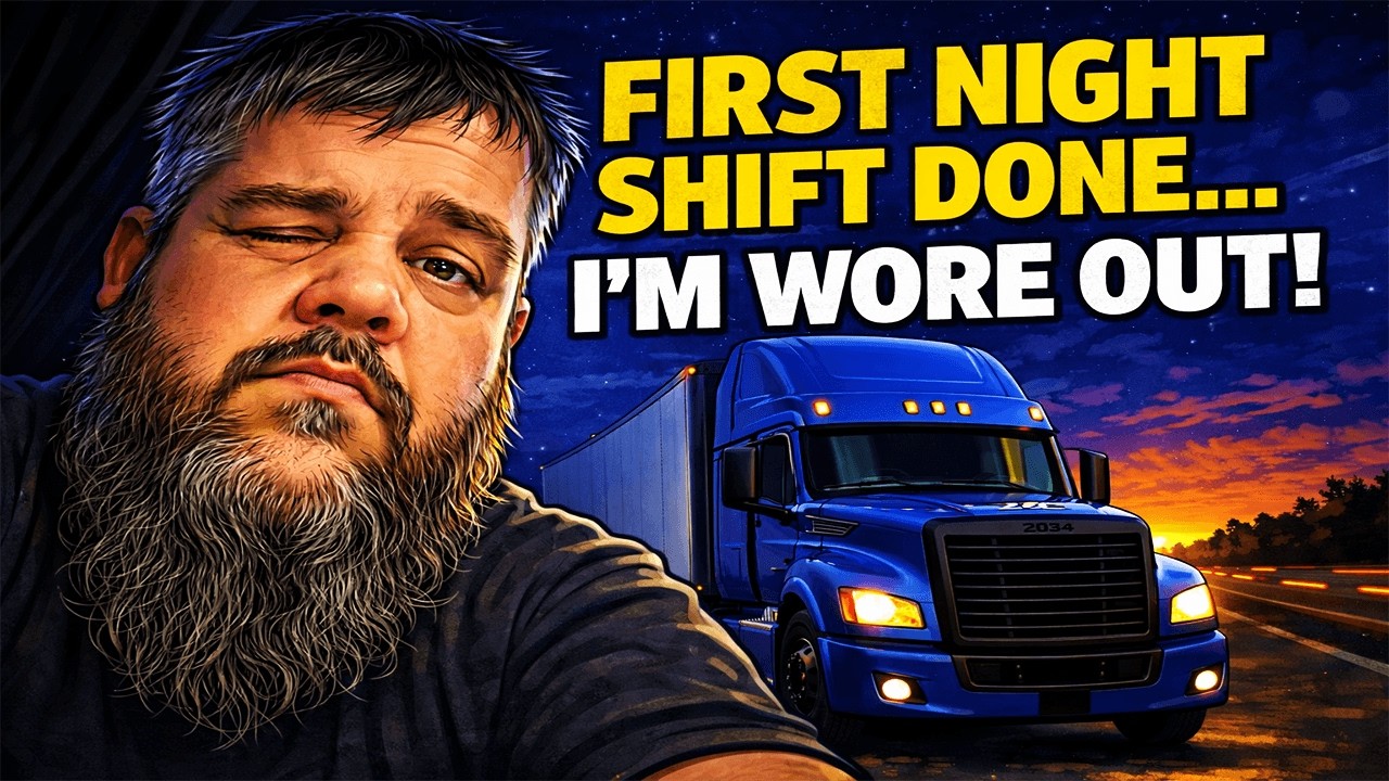 #618 Night Shift Is DEFINITELY Not For Me | Mercer Owner Operator VLOG