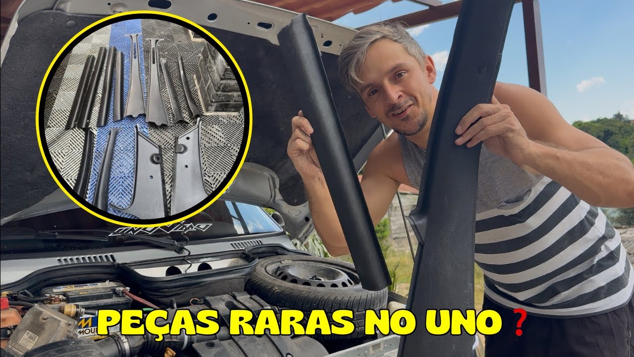INSTAÇÃO DAS MOLDURAS DE ACABAMENTO OMBREIRAS FIAT UNO