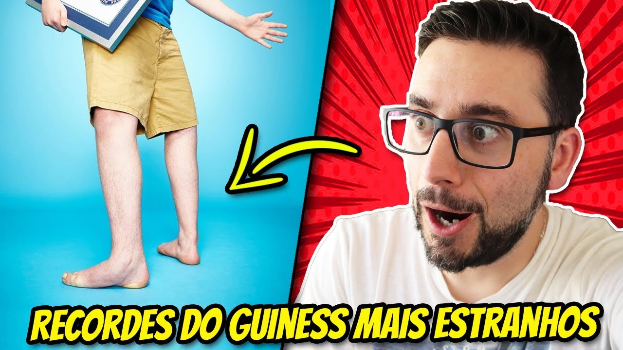 RECORDES DO GUINESS MAIS ESTRANHOS