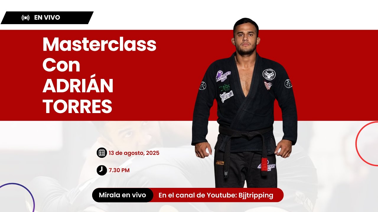 🥋 Live Masterclass with Adri&aacute;n Torres | BJJ Black Belt &ndash; Team Predator 🥇