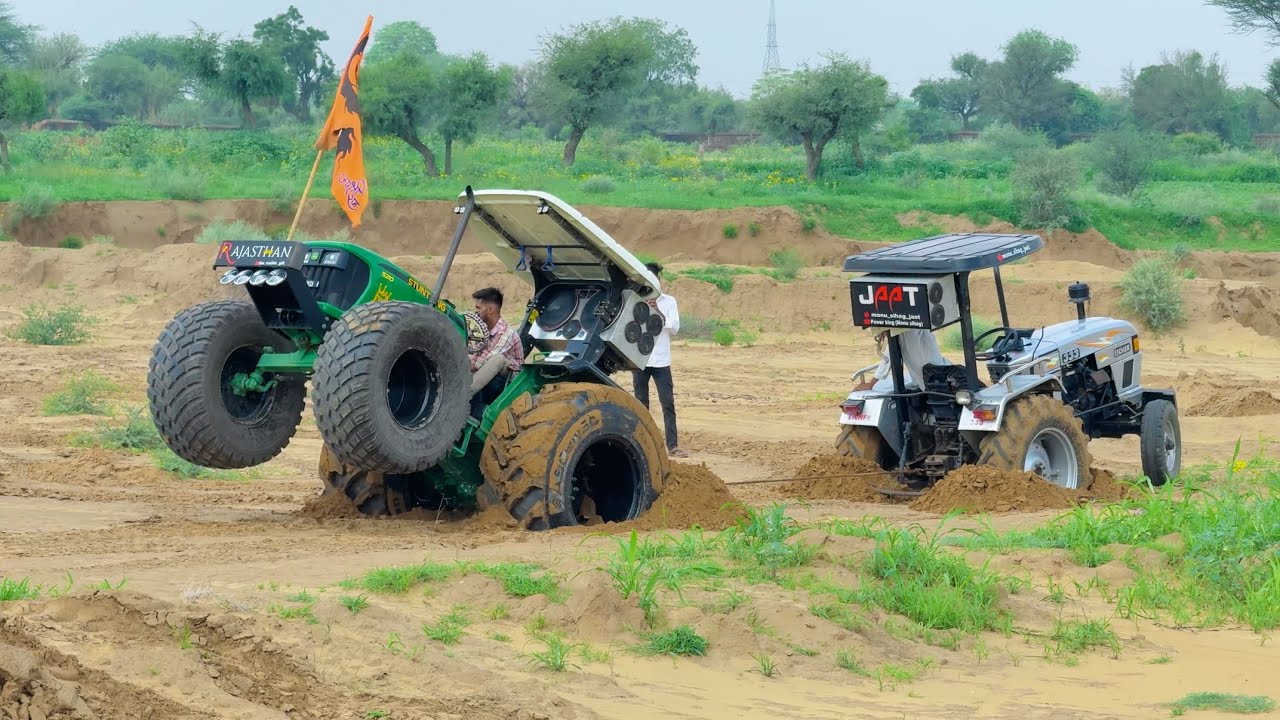 Eicher 333 vs John Deere 5210 Tochan | मरोड़ निकाल दी | Tractor Performance Test in Field