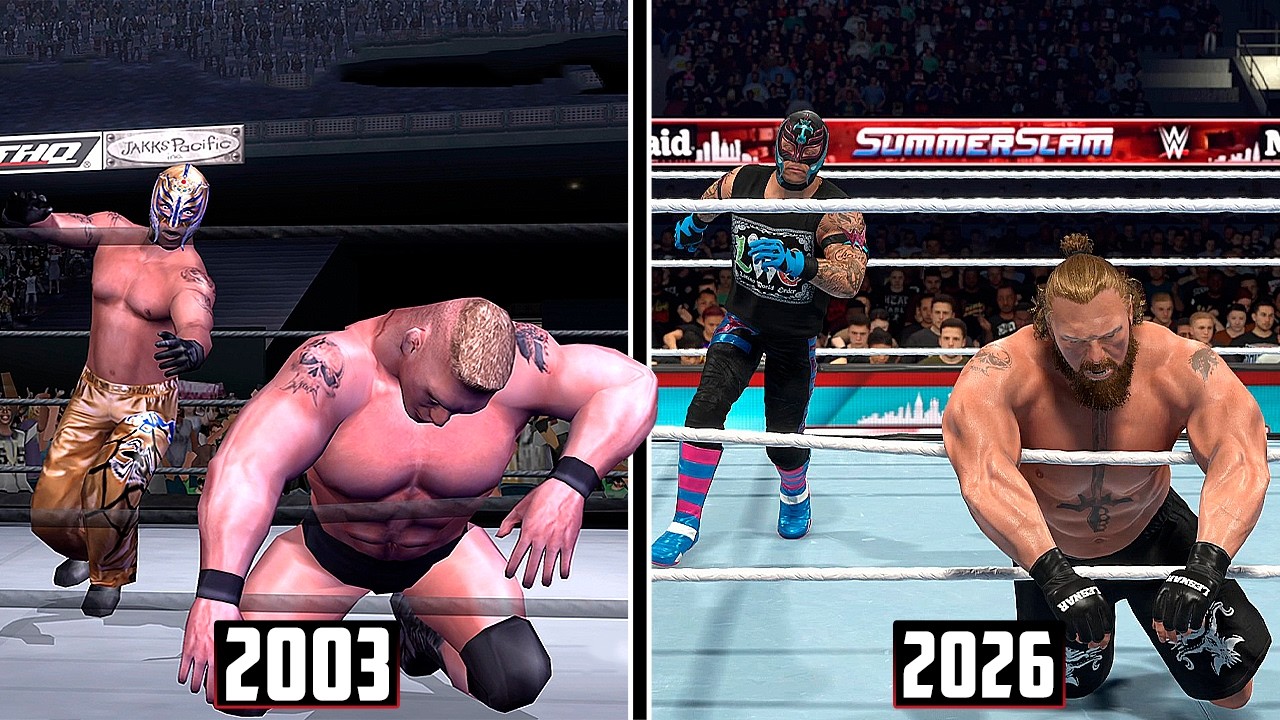 Эволюция 619 в играх WWE! (WWE Wrestlemania XIX - WWE 2K26)