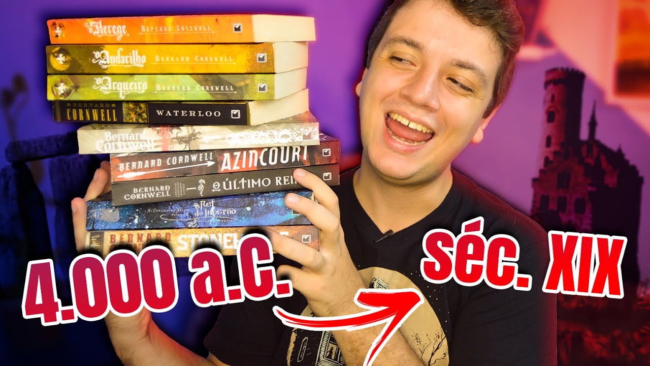 TODOS OS LIVROS DO BERNARD CORNWELL organizados em uma linha do tempo! | #Iago