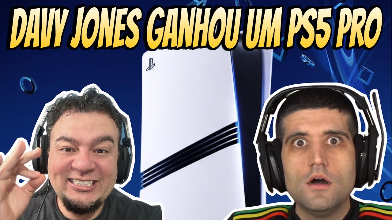 PS5 PRO - Unboxing - Reagindo ao Davy Jones, ele Ganhou o Monstro!