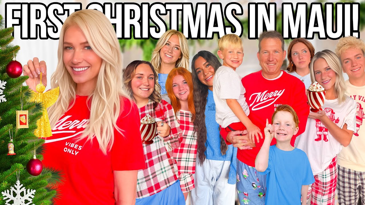 Our FiRST CHRiSTMAS in our NEW HOUSE w/10 KiDS! 🎄 ❤️