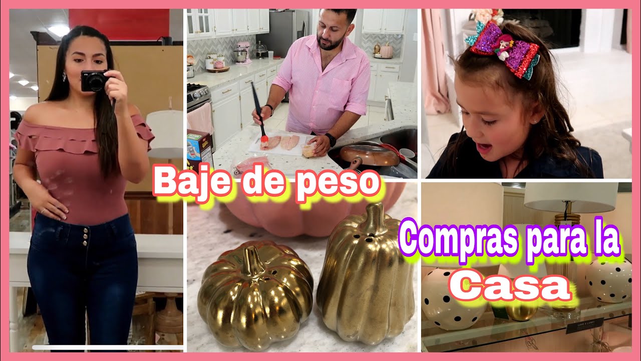 CUANTO HE BAJADO DE PESO?  COMPRAS PARA LA CASA
