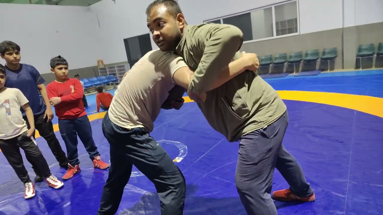 technique 🤼in over under arm grip🏃 wrestling academy best technique